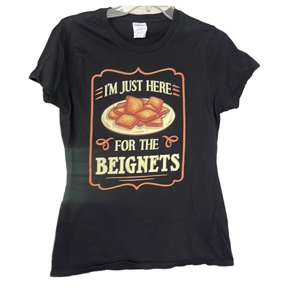 Black Graphic Tee - Beignet Design